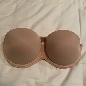 Victorias Secret PINK Strapless Nude Bra 32DD